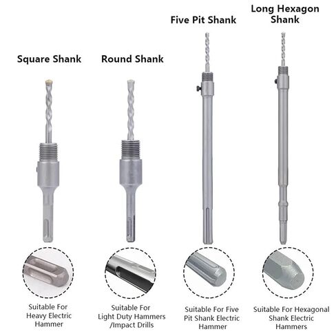 SDS Plus مثقاب عرقوب كربيد يميل قضيب معدني مستدير 110/200/320 مللي متر 1 قطعة (22x320mm-01) in Kuwait
