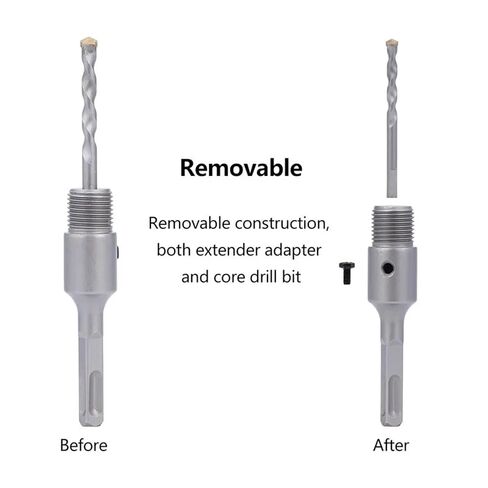 SDS Plus مثقاب عرقوب كربيد يميل قضيب معدني مستدير 110/200/320 مللي متر 1 قطعة (22x320mm-01) in Kuwait