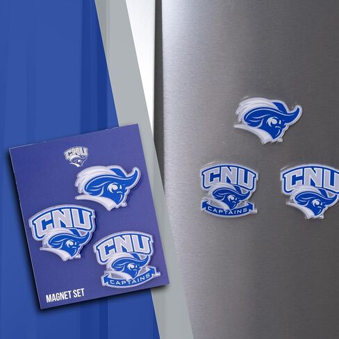 صبار الصحراء كريستوفر نيوبورت مغناطيس أكريليك جامعة نيوبورت 3 عبوات CNU Captains تصميم زخرفي مرخص رسميًا (مجموعة المغناطيس A) in Kuwait