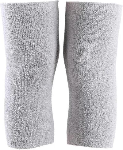 1Pair Winter Warm Knee Pads Leg Support For Sport And Train Holding The Heat for Ski Cycling(Black) in Kuwait