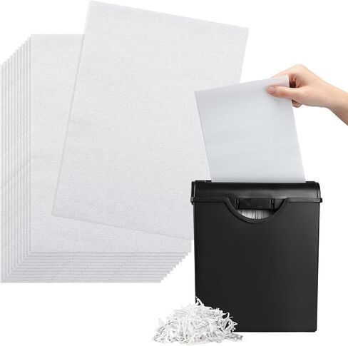 Feifeiya 30 Pcs Paper Lubricant Sheets Paper Oil Lubricant for Cross-Cut and Micro-Cut, 6 x 8.50 x 0.031 Inch in Kuwait