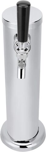 ZJchao Stainless Steel Beer Draft Tower Single Faucet Dispenser Home Brewing Equipment for Bars Hotels Restaurants Living Rooms in Kuwait