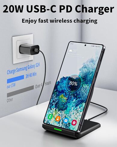 for Mag-Safe Charger,6FT 15W Magnetic Wireless Charging Pad for iPhone16/15/14/13/12 Series & AirPods 3/2/Pro Fast iPhone Wireless Charger Apple Mag Chargers Flat Strong Magnet with iPhone USB C Block in Saudi Arabia