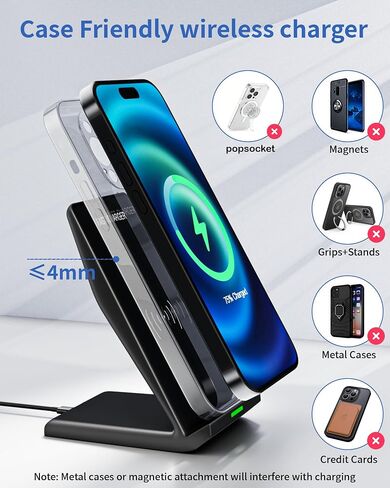 for Mag-Safe Charger,6FT 15W Magnetic Wireless Charging Pad for iPhone16/15/14/13/12 Series & AirPods 3/2/Pro Fast iPhone Wireless Charger Apple Mag Chargers Flat Strong Magnet with iPhone USB C Block in Saudi Arabia