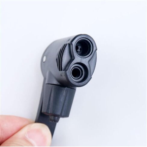 3-in-1 Dual Head Air Black Pump Adapter Valve for Bicycle Tires, Floor Pump Replacement Adapter in Kuwait