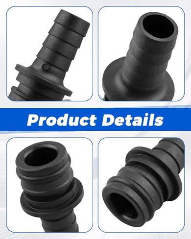 20381-002 Quad Port Fittings Fit for Flojet's Triplex Quad G57 Series Pumps, 1/2" Hose Barb Straight in Kuwait
