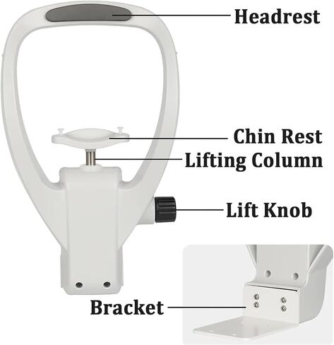 Optometry Lifting Chin Support, Chin Rest Forehead Support Optometry Accessories, Lifting Chin Support with Adjustment knob, Eyewear Equipment in Kuwait