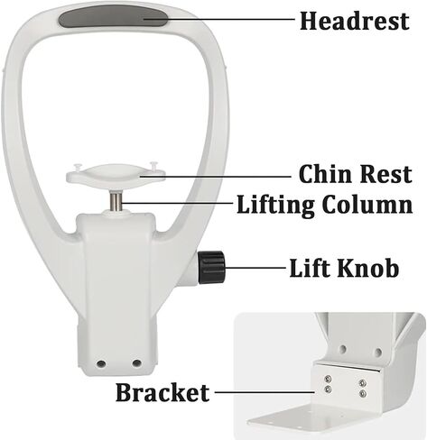Vision Training Forehead Support, Chin Support Forehead Support Optometry Accessories, Instrument Chin Support Forehead Support Set, for Automatic Ophthalmometer Accessories in Kuwait