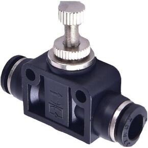 Regulating valve LSA4/6/8/10/12 MM pipeline one-way throttle valve trachea quick-insert joint restrictor valve PASA(Lsa12(black)) in Saudi Arabia