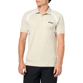 BOSS Men's Bold Logo on Court Color Block Polo Shirt in Kuwait
