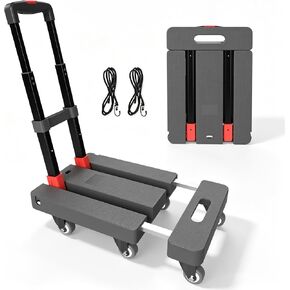 Folding Hand Truck 500lbs, Portable Heavy Duty Dolly Cart (560lbs) in Saudi Arabia
