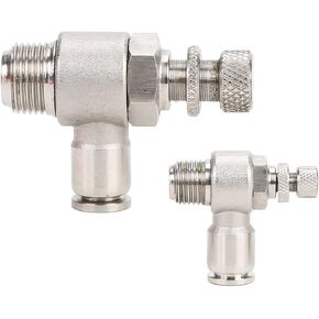 SUS304 Stainless Steel Pneumatic Hose Fitting PC/PCF/PL/PE/PU 8mm Metal Pipe Connector Joint 1/2 1/8 1/4 3/8 1Pcs(10-04,SL) in Kuwait
