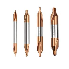 Double-Head Tungsten Steel Center Drill Bit 60 Degree Countersink Drills Working Positioning Lathe Metal Mill Milling Cutter Set(Lavender,1Piece) in Saudi Arabia
