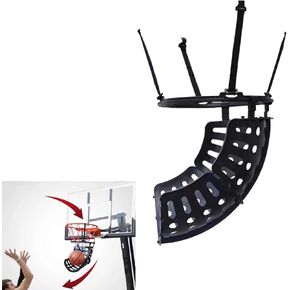 Basketball Hoop Return Attachment - Portable Shot Returner, Easy to Set Up Hanging Rebounder Ball System, Efficient Shooting Catcher in Kuwait