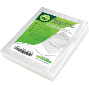 Chamber Bags Pouches 5 Mil 10" x 15" BPA FREE Food Grade Sous Vide Cooking Commercial Chamber Vacuum Sealer Bag Impulse Clear Storage Flat Pouch (100 Pcs 5 Mil 10" x 15" Chamber Bags Pouches) in Kuwait