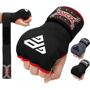 ZORQ Gel Boxing Hand Wraps Inner Gloves - Quick Padded Knuckle Protection Under Mitts for Men & Women - Semi-Elastic Wrist Support for MMA, Muay Thai, Kickboxing & Martial Arts in Saudi Arabia