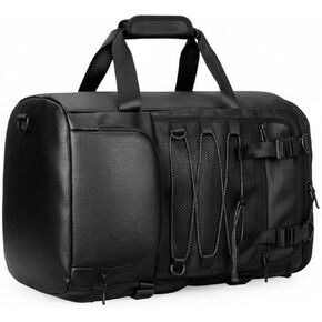 PU Leather Skateboard Backpack Versatile Design Multipurpose Helmet Carrier Bag Luggage Strap Sports Rucksack for Journeyers, Outdoor Activities in Kuwait