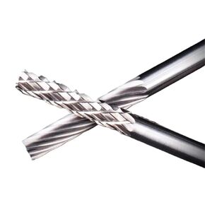 2PCS 3mm Shank Rotary File Wood Metal Polishing Carbide Drill Bit File Hard Alloy Rotary Burr End Milling Cutter(4458) in Kuwait