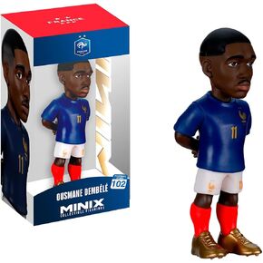 Minix Ousmane Dembélé France Collectible Figurine 12cm Official National Team Soccer Figure Display Gift for Football Fans in Saudi Arabia