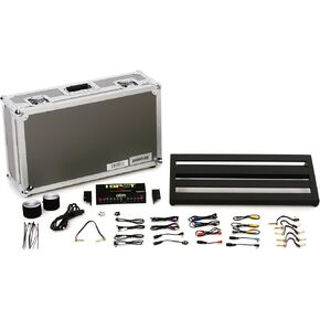 مجموعة Pedaltrain Performance Touring Pedalboard مع مصدر طاقة Truetone، وكابلات EBS المتميزة، وتصميم ألومنيوم خفيف الوزن، وحقيبة ناعمة متينة، مثالية للقيثارات، وإعداد مدمج ومحمول in Kuwait