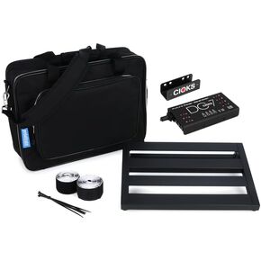 مجموعة Pedaltrain Compact Gigging Pedalboard مع كابلات الطاقة والممتازة in Kuwait