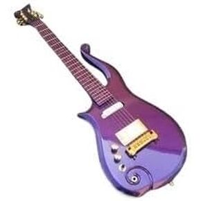 Hand-Made Prince Cloud Style Electric Guitar,Gold Finish, Gold Hardware, Dual Passive Humbuckers,22 Frets(A) in Saudi Arabia