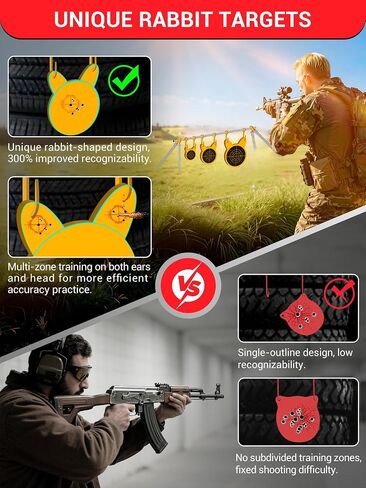 3/8'' AR500 Steel Target Combo Set, 3PC 4’’/6’’/8’’ Gong Shooting Targets Hanging Kit, Includes Hooks, Lock Pins, Leg Brackets, Paper Targets, Fits 1" OD EMT Conduit in Saudi Arabia