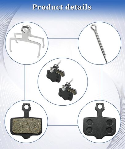 2PCS Front/Rear E-Bike Brake Pads Fits for Lectric XP Trike 1/XP Trike 2/XP4/XP 3.0 Electric Bike Accessories in Kuwait