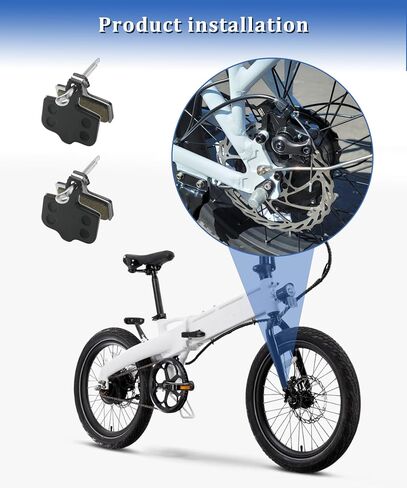 2PCS Front/Rear E-Bike Brake Pads Fits for Lectric XP Trike 1/XP Trike 2/XP4/XP 3.0 Electric Bike Accessories in Kuwait