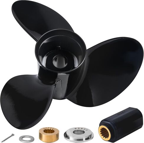 Aluminum 15 1/4 X 19 Outboard Boat Propeller Fit Suzuki Engines DT/DF150/175/200/225HP DF250/300HP Upgrade OEM 99105-00830-19P 15 Spline Tooth 15.25x19 Motor 3 Blades RH in Kuwait