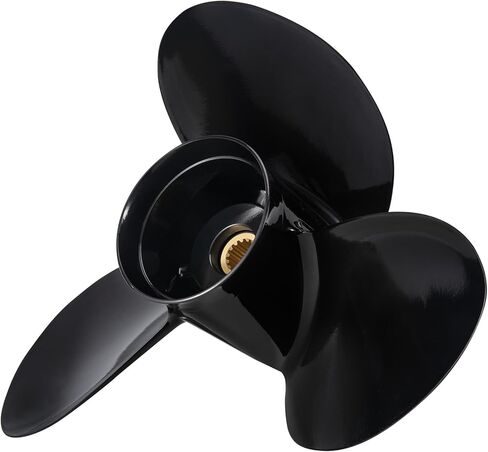 Aluminum 15 1/4 X 19 Outboard Boat Propeller Fit Suzuki Engines DT/DF150/175/200/225HP DF250/300HP Upgrade OEM 99105-00830-19P 15 Spline Tooth 15.25x19 Motor 3 Blades RH in Kuwait