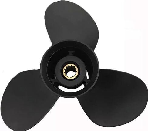 مروحة قارب خارجية من الألومنيوم 11.1 × 14 لمحركات Tohatsu 35-50HP، 13 سنًا، 3T5B64529-0، متوافقة مع Tohatsu 35HP 40HP 50HP، RH in Kuwait