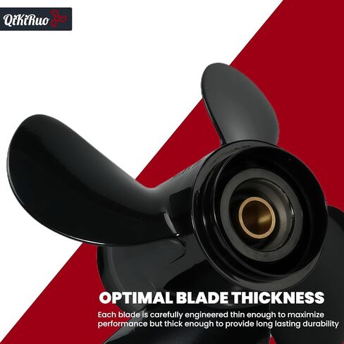10.1x15 Propeller for Honda Outboard Motor BF25/BF30HP Aluminum Propeller,4-Blades Props 10 Tooth,RH in Kuwait