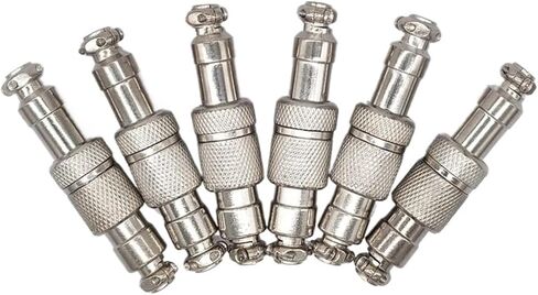 5 GX12 Cable Docking Connectors Push-Pull Circular Plug 2-Pin 3-Pin 4-Pin 5-Pin 6-Pin 5A 125V Male and Female Docking Connectors(7 pin5pcs) in Kuwait
