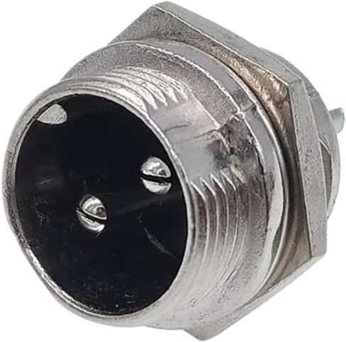 5/8 inch male socket GX16 circular connector 2 pin 3 pin 4 pin 5 pin 6 pin 7 pin 8 pin 9 pin 10 pin diameter 16 mm L73 RS765 DF16 M16(2Pin Male socket) in Kuwait