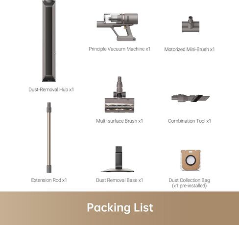 DREAME Z10 Station T Cordless Vacuum with Auto-Empty Base, 2.5L Dust Collection, 65-Min Runtime, Powerful Stick Vac for Carpet Hardwood Tile & Pet Hair – Lightweight in Kuwait