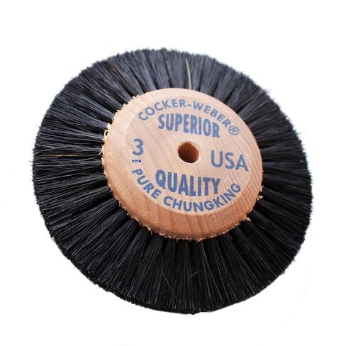 Wood Hub Rotary Wheel Bristle Brush #3 Jewelry Cleaning Deburring Polishing & Finishing in Kuwait
