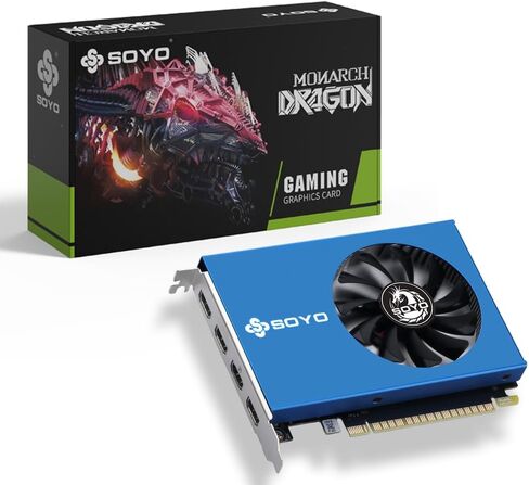 بطاقة رسومات SOYO Geforce GT 730 منخفضة المستوى 4 جيجابايت DDR3 128 بت بطاقة فيديو مع HDMI VGA DVI PCI Express x16 1.1 وحدة معالجة الرسومات للمكتب in Kuwait