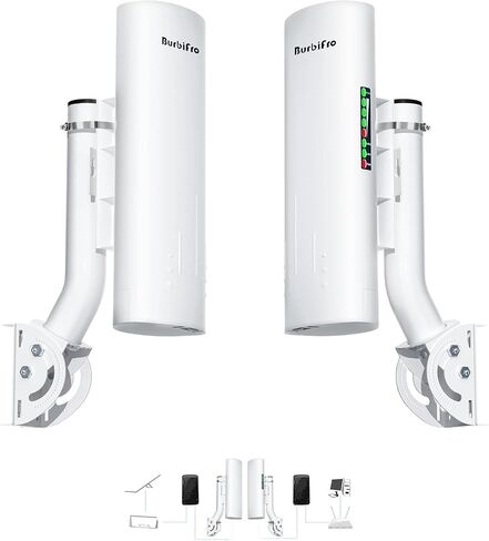 Point to Point Starlink Internet Outdoor Long Range Transmission for Gen 3 Router, Starlink Network Extender, 100Mbps LAN Ports 5.8GHz 3KM with 16dBi High Gain Antenna, 2 Pack in Saudi Arabia