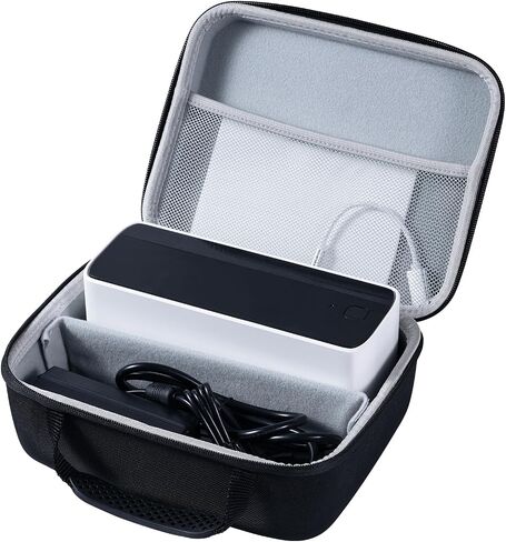 Label Printer Case- Compatible with Phomemo 241BT Label Printer, Storage Bag Fit for Bluetooth Thermal Label Printers, Waterproof Shockproof, Pink (Only Case) in Kuwait