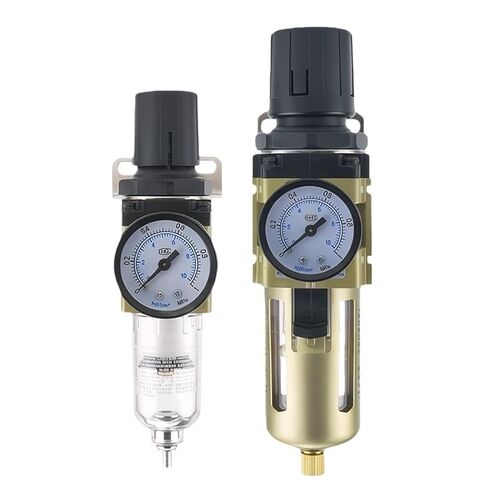1 قطعة AW4000-04/06 AW5000-06/10 منظم فلتر هوائي مع مقياس، ضاغط الهواء FRL مجموعة معالجة الهواء (AW5000-10، فلتر نحاسي) in Kuwait