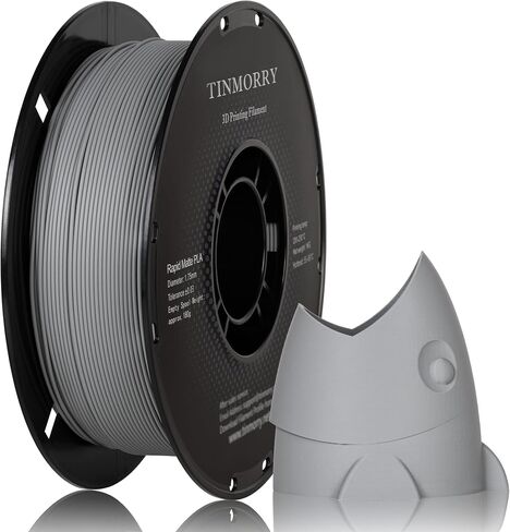 TINMORRY Matte PLA Filament 1.75mm، خيوط طابعة ثلاثية الأبعاد غير لامعة، متوافقة مع طابعات Bambu Lab FDM ثلاثية الأبعاد، بكرة 1 كجم (2.2 رطل)، أصفر قرع غير لامع in Kuwait
