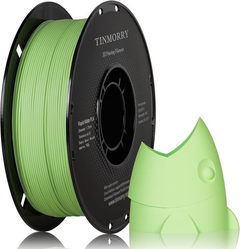 TINMORRY Matte PLA Filament 1.75mm، خيوط طابعة ثلاثية الأبعاد غير لامعة، متوافقة مع طابعات Bambu Lab FDM ثلاثية الأبعاد، بكرة 1 كجم (2.2 رطل)، أصفر قرع غير لامع in Kuwait