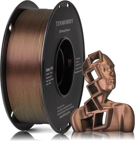 TINMORRY Matte PLA Filament 1.75mm، خيوط طابعة ثلاثية الأبعاد غير لامعة، متوافقة مع طابعات Bambu Lab FDM ثلاثية الأبعاد، بكرة 1 كجم (2.2 رطل)، أصفر قرع غير لامع in Kuwait