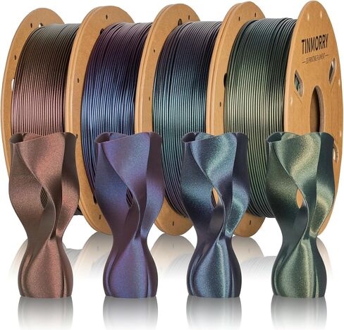 TINMORRY Matte PLA Filament 1.75mm، خيوط طابعة ثلاثية الأبعاد غير لامعة، متوافقة مع طابعات Bambu Lab FDM ثلاثية الأبعاد، بكرة 1 كجم (2.2 رطل)، أصفر قرع غير لامع in Kuwait