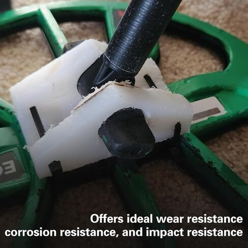 قطعتان من مكعبات بلاستيكية HDPE مقاس 12 × 3 × 1 بوصة، كتلة من البولي إيثيلين الصلبة مستطيلة الشكل باللون الأبيض لمشروعات الأعمال اليدوية وتحسين أرضية المنزل in Kuwait