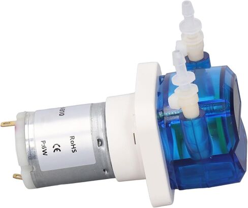 Micro Peristaltic Pump Mini Dosing Pump 6W 180ml Per Minute High Rate with Self Priming Gear Transmission for Laboratory Analysis Food Processing Car Wash (12V) in Saudi Arabia