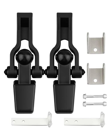 طقم مزلاج غطاء المحرك مناسب لـ Kenworth T800 T600 T400 T300 W900 C500 K100 | مجموعة خطافات غطاء محرك السيارة على شكل كرة، استبدال K147-107، K147107، K147C106، K147-C-106، K028-561، K147-85، K277-304 in Kuwait
