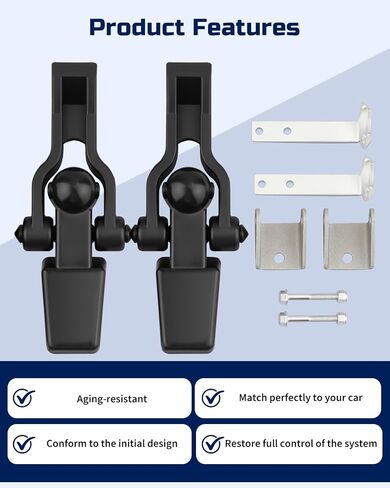 طقم مزلاج غطاء المحرك مناسب لـ Kenworth T800 T600 T400 T300 W900 C500 K100 | مجموعة خطافات غطاء محرك السيارة على شكل كرة، استبدال K147-107، K147107، K147C106، K147-C-106، K028-561، K147-85، K277-304 in Kuwait