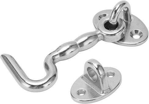 JTLB Door Latch Hook, Heavy Duty Stainless Steel Privacy Hook with Eye Latch for Boat Ship Yacht Door Window Cabinet in Kuwait